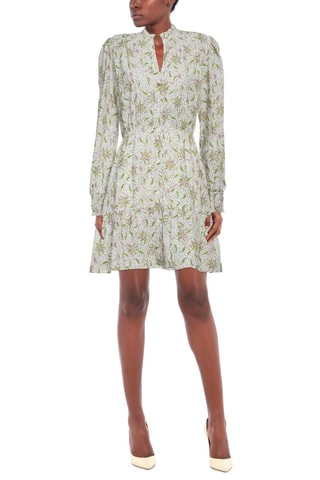 Vestido estilo patinadora - Branco e verde