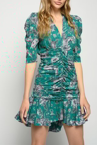 Vestido estilo patinadora - Verde