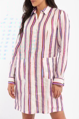 Vestido-camisa em linho - Branco - Harmont & Blaine