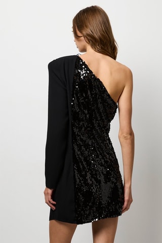 Robe asymétrique - Noir