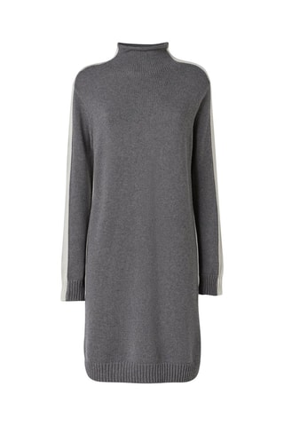 Vestido-camisola Cinzento