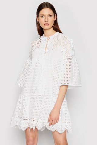 Vestido trapézio - Branco