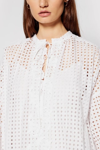 Vestido trapézio - Branco