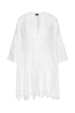 Vestido trapézio - Branco