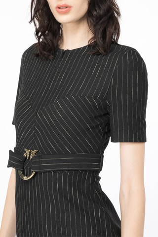 Vestido direito - Preto