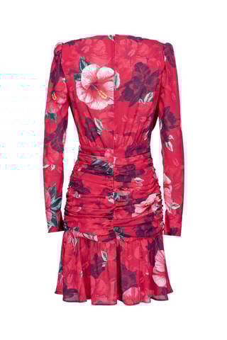 Vestido estilo patinadora - Fúcsia