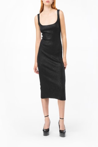 Vestido midi - Preto
