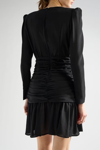 Zijden Skaterjurk - Zwart