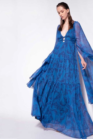 Vestido comprido - Azul