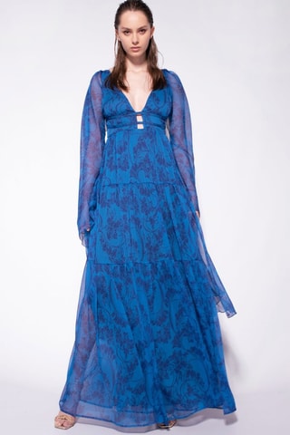 Vestido comprido - Azul