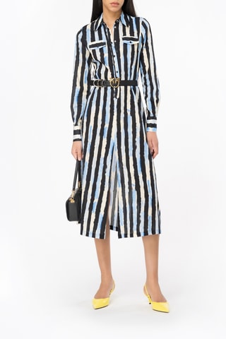 Vestido direito - Azul