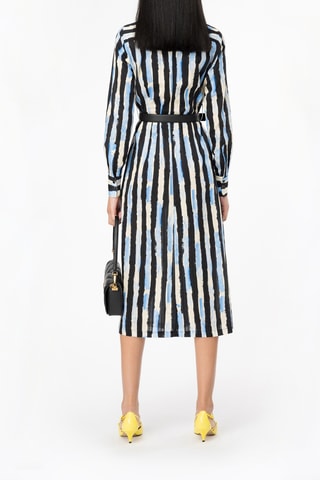 Vestido direito - Azul