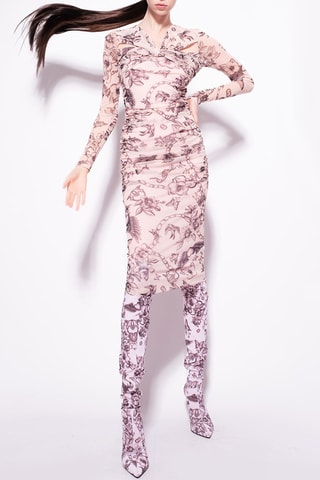 Vestido justo - Rosa