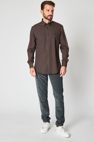 Camisa Castanho e azul-marinho - Harmont & Blaine