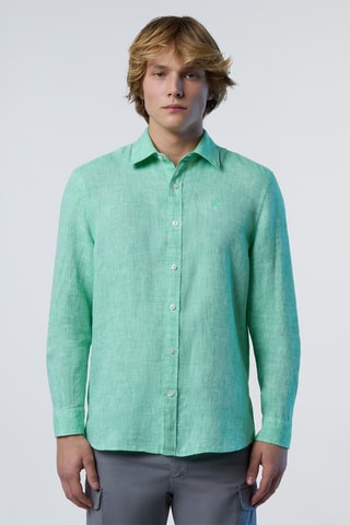 Camisa de linho - Verde