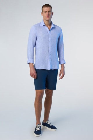 Camisa de linho - Azul