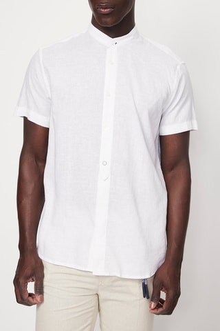 Camisa de linho Misao - Branco