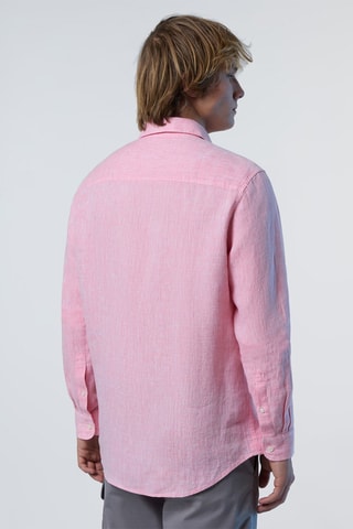 Camisa de linho - Rosa