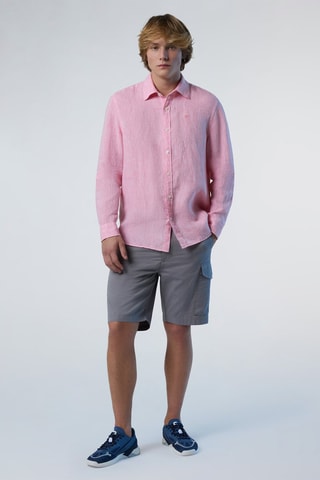 Camisa de linho - Rosa