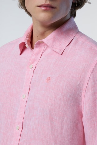 Camisa de linho - Rosa