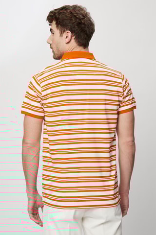 Polo Branco e laranja - Harmont & Blaine Jeans