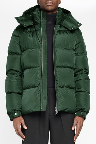 Bomber com capuz Verde