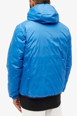 Blusão reversível com capuz Gremoble - Azul e verde