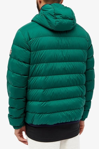 Blusão reversível com capuz Gremoble - Azul e verde