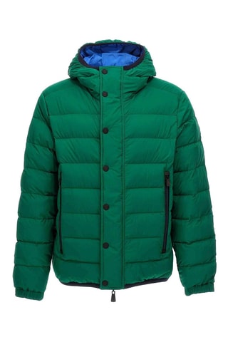 Blusão reversível com capuz Gremoble - Azul e verde