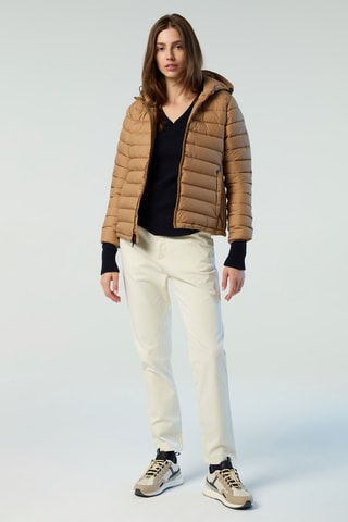 Blusão com capuz - Camel