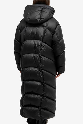 Blusão longue com capuz Moncler x Adidas Originals - Preto