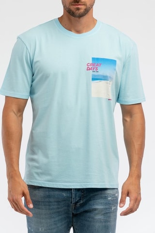 T-shirt - Azul-celeste