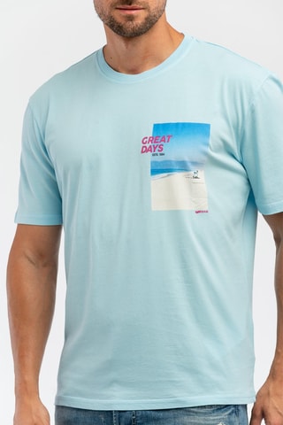 T-shirt - Azul-celeste