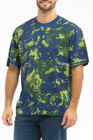 T-shirt - Azul e verde