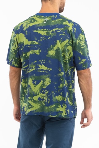 T-shirt - Azul e verde
