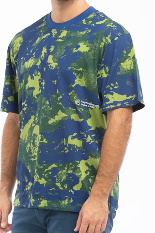 T-shirt - Azul e verde