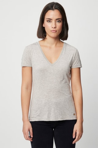 T-shirt Cinzento-claro mesclado - Harmont & Blaine