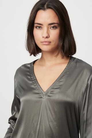 Blusa em seda Verde-azeitona - Harmont & Blaine