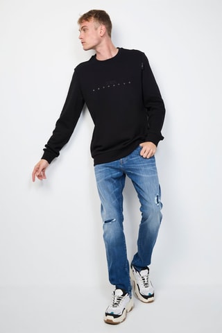 Sweat regular Adanpo - Preto