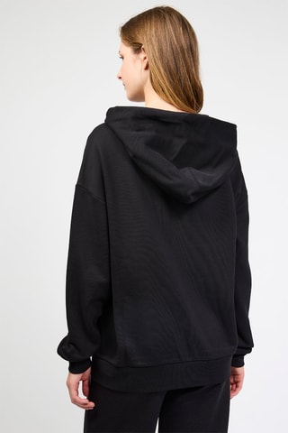Sweat oversize com capuz Zannero - Preto