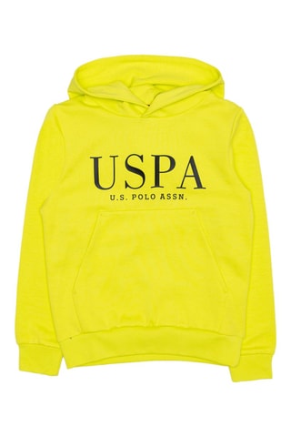 Sweat com capuz - Amarelo