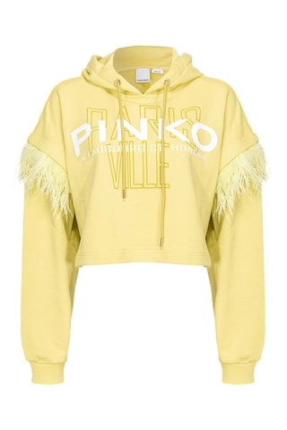 Sweat com capuz - Amarelo