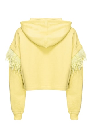 Sweat com capuz - Amarelo