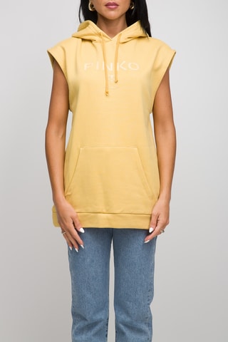 Sweat à capuche - Jaune