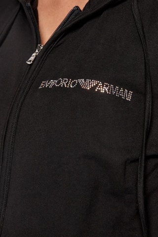 Sweat com capuz - Preto - Emporio Armani
