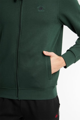 Sweat com capuz - Verde
