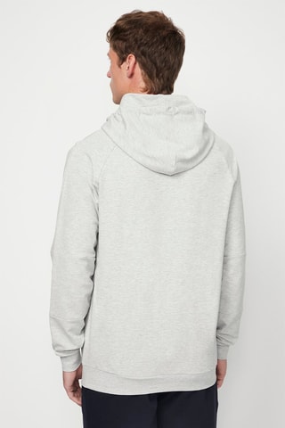 Sweat com capuz - Cinzento-claro