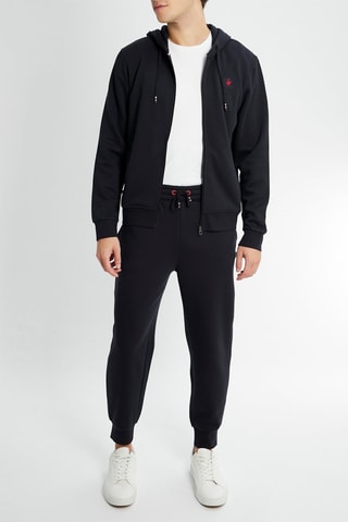 Sweat com capuz - Azul-noite