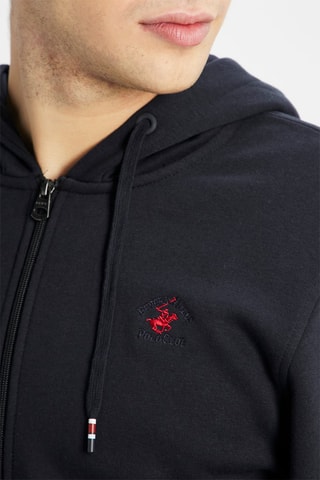 Sweat com capuz - Azul-noite