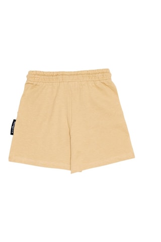 T-shirt e bermudas - Verde e bege